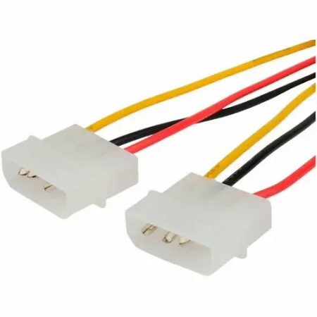 Cable Molex/PCIe 6pin Cablexpert CC-PSU-63-15CM 0.15м жёлтый, красный, чёрный