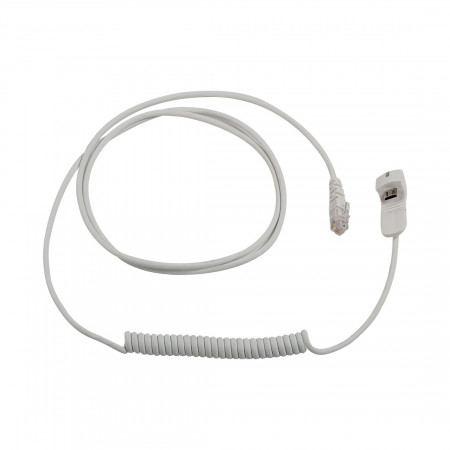 Противокражный кабель Eagle A6150BW (Reverse Micro USB - Micro USB) белый