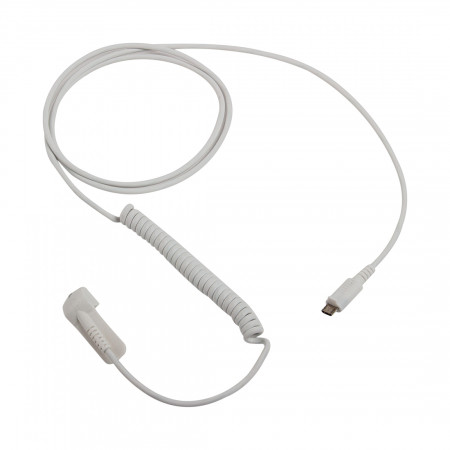 Противокражный кабель Eagle A6150DW (Lightning - Micro USB) белый