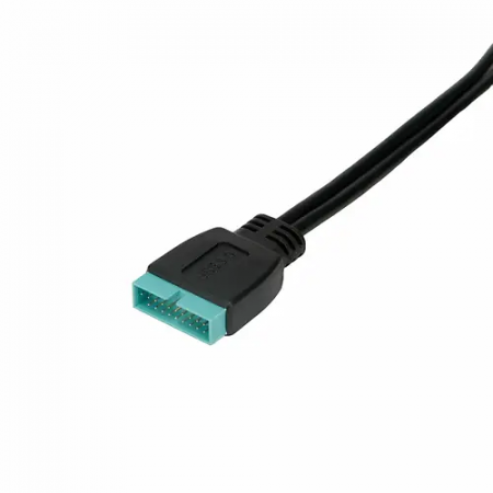 Cable 9 pin - 19 pin (USB 3.0 - 2.0), Cablexpert CC-U3U2-01 0.3m черный