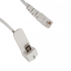 Противокражный кабель Eagle A6725B-001WRJ (Reverse Micro USB - RJ) белый