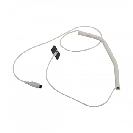 Противокражный кабель Eagle A6754W (Wing - Micro USB) белый