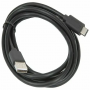 Cable USB Type A - Type C Cablexpert CCP-USB2-AMCM-66W-1M 1м черный