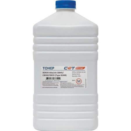 Тонер Cet Type 824 (OSP0824-M-500) пурпурный