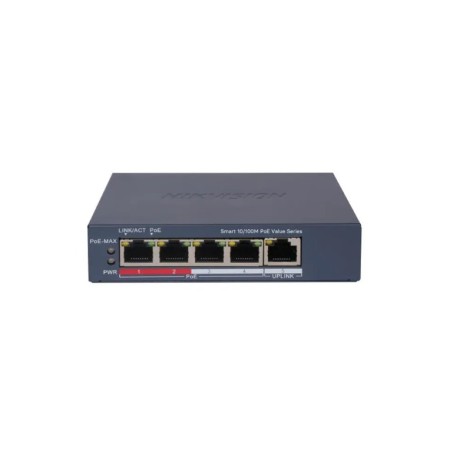 Коммутатор Hikvision DS-3E1105P-EI/M (V2) синий