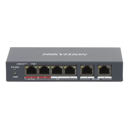 Коммутатор Hikvision DS-3E1106HP-EI синий