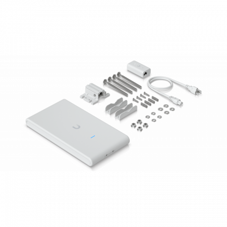 Беспроводная точка доступа (U6-Mesh-Pro) Ubiquiti U6-Mesh-Pro, WiFi 6 AX, 1GB PoE, 2400Mbps, weatherproof IPX6 белый