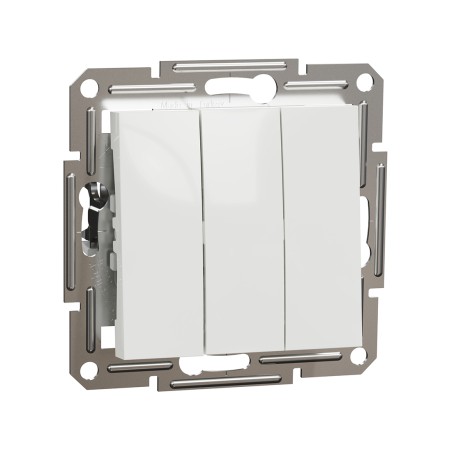 Выключатель Schneider Electric Asfora EPH2170121 3 клавишный белый
