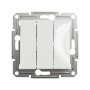 Выключатель Schneider Electric Asfora EPH2170121 3 клавишный белый