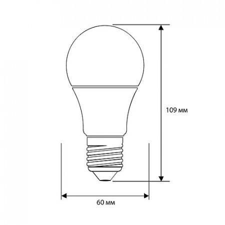 Эл. лампа светодиодная Ergolux LED-A60-17W-E27-3K (LED-A60-17W-E27-3K) белый