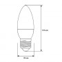 Эл. лампа светодиодная Ergolux LED-C35-9W-E14-6K (LED-C35-9W-E14-6K) белый