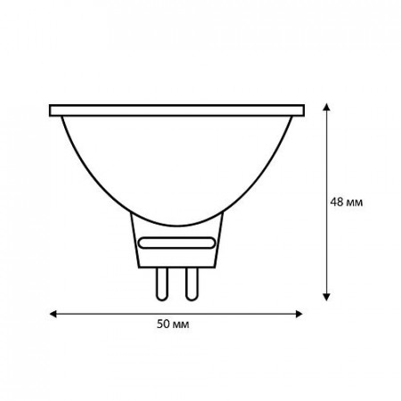 Эл. лампа светодиодная Ergolux LED-JCDR-7W-GU5.3-4K (LED-JCDR-7W-GU5.3-4K) белый