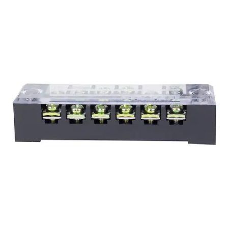 Колодка клеммная карболитовая Deluxe TB - 1506 (15A 6P) (TB - 1506 (15A 6P)) 1 черный