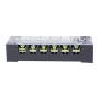 Колодка клеммная карболитовая Deluxe TB - 1506 (15A 6P) (TB - 1506 (15A 6P)) 1 черный