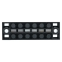 Колодка клеммная карболитовая Deluxe TB - 1506 (15A 6P) (TB - 1506 (15A 6P)) 1 черный