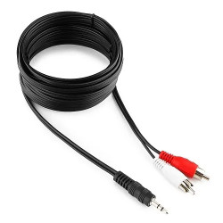 Кабель 3.5 mm jack - 2xRCA Cablexpert CCA-458-5M 5м черный