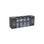 Колодка клеммная карболитовая Deluxe TВ - 1504 (15A 4P) (TB - 1504 (15A 4P)) 1000 черный