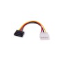 Переходник Molex - Sata Molex 4pin SATA iPower iPSMtS 0.17 м черный