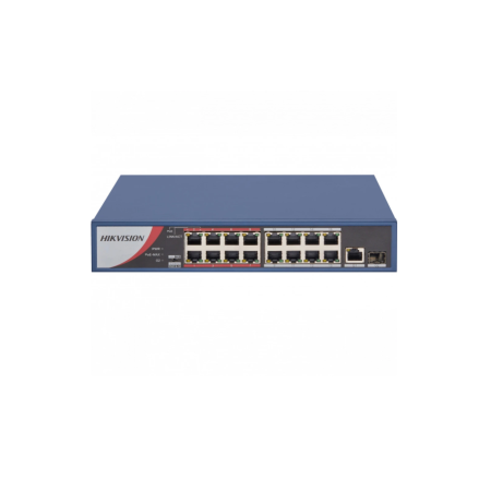 Коммутатор Hikvision DS-3E1318P-EI/M синий