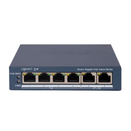 Коммутатор Hikvision DS-3E1506P-EI синий