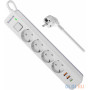 Сетевой фильтр Defender DFS 143 (99434) белый 3 м