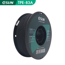 Пластик для 3D принтера eSUN black (eLastic175B1) черный