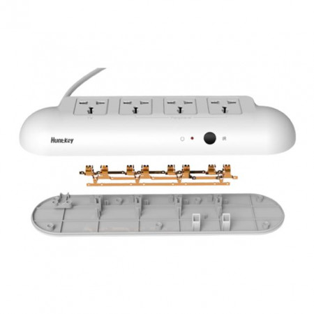Сетевой фильтр HuntKey SZk406 белый 1.2 м