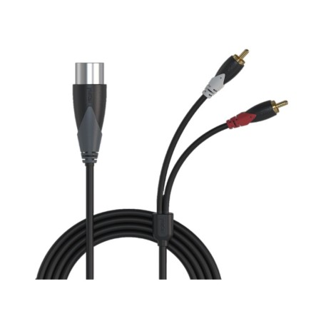 Кабель XLR - 2 x RCA PROCAB CLA703/1.5 1.5 м черный