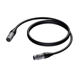 Кабель XLR - XLR PROCAB CAB901/0.5 0.5 м черный