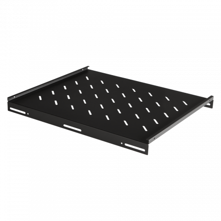 Полка для серверного шкафа Lanmaster TWT-CBB-S4-10/100 черный