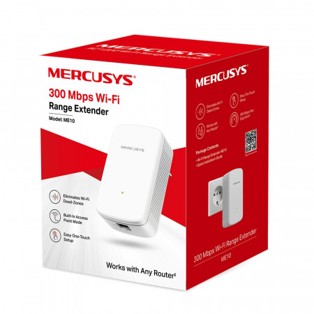 Усилитель беспроводного сигнала Mercusys ME10 (ME10(EU) белый
