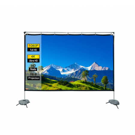 100" Экран для проектора Deluxe DLS-OT221-125 белый