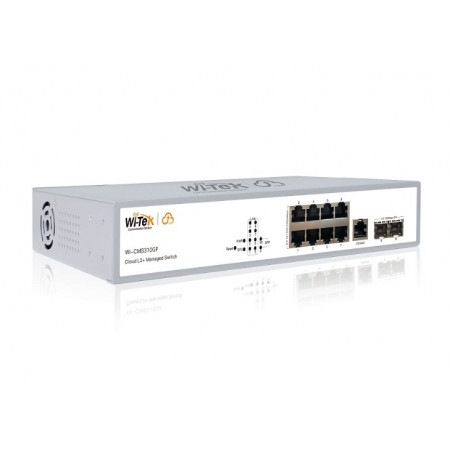Коммутатор Wi-Tek WI-CMS310GF белый