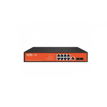 Коммутатор Wi-Tek WI-PCMS310GF черный