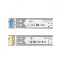 Комплект трансиверов Wi-Tek WI-SFP10LC-20KM серебристый