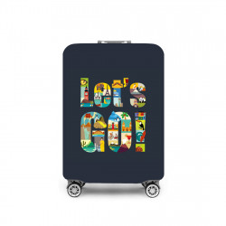 Чехол для чемодана Travelsky Lets Go L (16861BL02) мультиколор