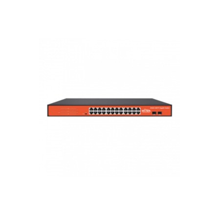 Коммутатор Wi-Tek WI-SG124F V2 черный