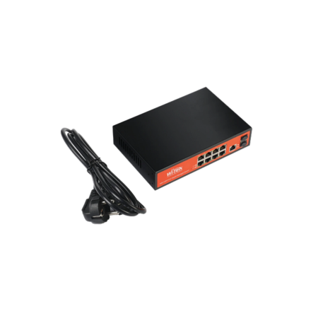 Коммутатор Wi-Tek WI-MS310GF черный