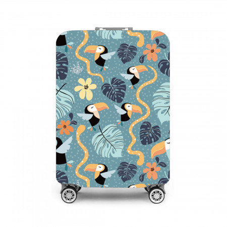 Чехол для чемодана Travelsky Toucan S (16861BS02) бирюзовый