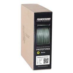 Пластик для 3D принтера Filamentarno! Prototyper M-Soft (PMS175СеМ750) серебряный металлик