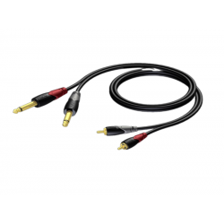 Кабель 2 x RCA - 2 x RCA PROCAB CLA800/5 5 м черный