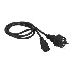 Кабель C13-Schuko прямая Lanmaster C13-Schuko прямая (LAN-PP13/SH-2.0-BK) 2 м черный