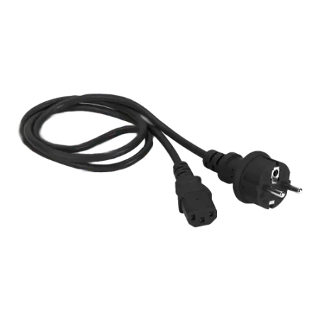 Кабель C13-Schuko прямая Lanmaster C13-Schuko прямая (LAN-PP13/SH-2.0-BK) 2 м черный