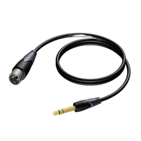 Кабель 6.3 mm jack - XLR PROCAB CLA724/3 3 м черный