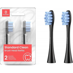 Набор сменных насадок Oclean Standard Clean Brush Head (2-pk) (P2S5B02) черный