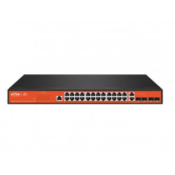 Коммутатор Wi-Tek WI-PCMS328GF черный