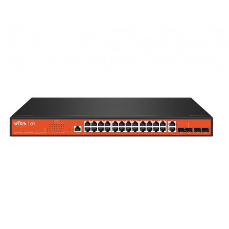 Коммутатор Wi-Tek WI-PCMS328GF черный