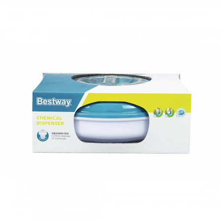 Дозатор плавающий Bestway 58769 Бело-Зелёный