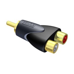 Переходник RCA - 2 x RCA PROCAB CLP106 черный