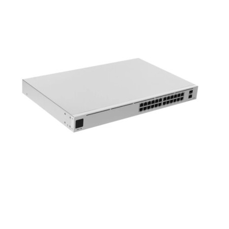 Коммутатор Ubiquiti USW-PRO-24-POE серебристый